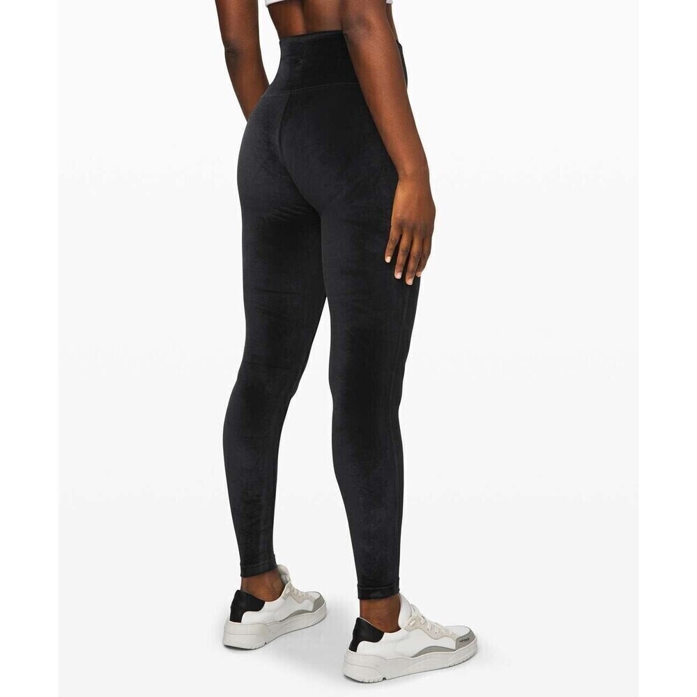 Lululemon Wunder Lounge High-Rise Tight 28" Crushed Velvet Size 4